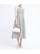 【ヴァン/Vin】のふくれジャガードバックリボンドレス グレージュ|ID: prp329100004602257 ipo3291000000032722523