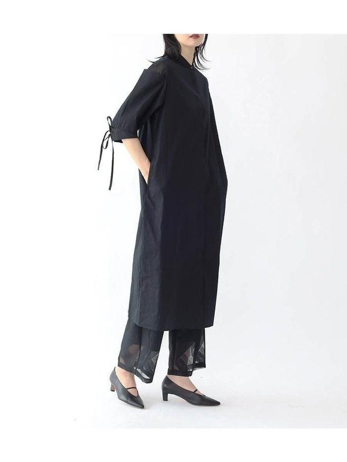 【ラシュッド/LASUD】のリボンデザインロングシャツワンピース インテリア・キッズ・メンズ・レディースファッション・服の通販 founy(ファニー) https://founy.com/ ファッション Fashion レディースファッション Fashion for Women ワンピース Dresses シャツワンピース / 1枚で着映えコーデ Shirt Dresses コレクション Collection, Seasonal Line フロント Front, Front Design リボン Ribbon, Bow エレガント 上品 Elegant |ID: prp329100004602277 ipo3291000000032722891