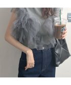 【フューティアランド/futier land】の3wayチュールドッキングプルオーバー 人気、トレンドファッション・服の通販 founy(ファニー) ファッション Fashion レディースファッション Fashion for Women トップス・カットソー Cut & Sew Tops カジュアルプルオーバー・ニットトップス Pullovers & Knit Tops / Casual Pullovers キャミソール Camisole, Spaghetti Strap Top ドッキング Docking, Mixed Material ノースリーブ Sleeveless, No-Sleeve ビスチェ Bustier, Corset Top 夏 Summer thumbnail 杢グレー|ID: prp329100004602316 ipo3291000000032723644