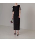 【その他のブランド/Other】のLEJA-2WAY花柄リボンドットストーンIラインワンピースドレス 結婚式 BLACK|ID: prp329100004602321 ipo3291000000032723810