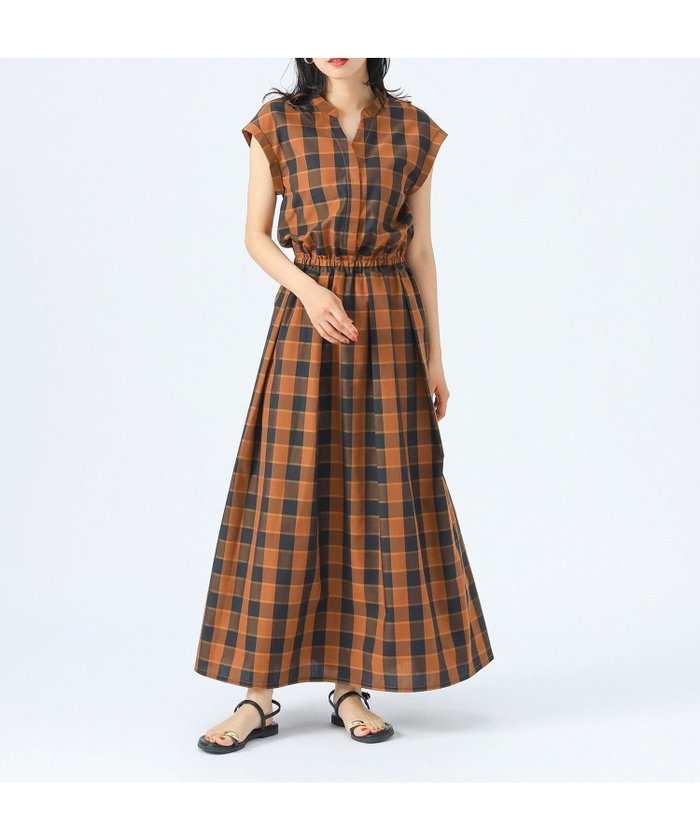 【ビームス ハート/BEAMS HEART】のギンガムチェック スキッパー フレアワンピース インテリア・キッズ・メンズ・レディースファッション・服の通販 founy(ファニー) https://founy.com/ ファッション Fashion レディースファッション Fashion for Women ワンピース Dresses ウェーブ Wavy Pattern エレガント 上品 Elegant ギャザー Gathered, Ruffled ギンガム Gingham, Gingham Fabric サンダル Sandals, Summer Shoes スキッパー Skipper, Open Collar ストレート Straight, Straight Cut スリーブ Sleeve, Long Sleeve / Short Sleeve チェック Check, Plaid, Tartan フレア Flare, Flared フレンチ French, French Style おすすめ Recommended / Our Picks |ID: prp329100004602329 ipo3291000000032724063