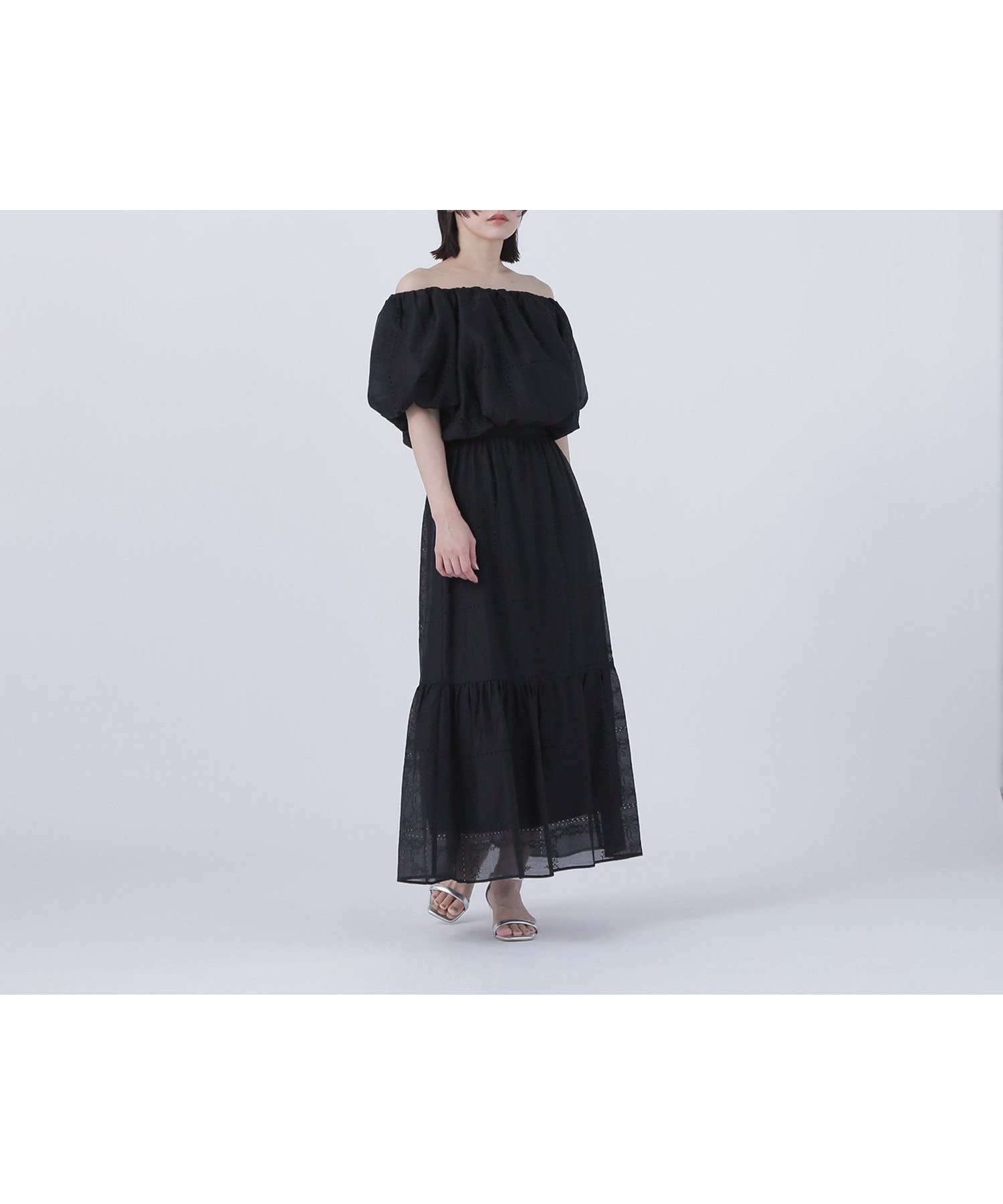 【ナチュラル ビューティー ベーシック/NATURAL BEAUTY BASIC】のシアーレーススカート インテリア・キッズ・メンズ・レディースファッション・服の通販 founy(ファニー) 　ファッション　Fashion　レディースファッション　Fashion for Women　スカート　Skirts　おすすめ　Recommended / Our Picks　カットソー　Cut and Sewn Top　シアー　Sheer, See-Through　ダウン　Down, Puffer　フレア　Flare, Flared　夏　Summer　クロ|ID: prp329100004602347 ipo3291000000032724711