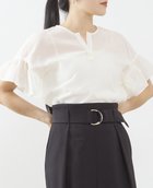 【ティアラ/Tiara】のスキッパーフリルスリーブブラウス 人気、トレンドファッション・服の通販 founy(ファニー) ファッション Fashion レディースファッション Fashion for Women トップス・カットソー Cut & Sew Tops シャツ・ブラウス・オフィスカジュアル Elegant Blouses & Button-Ups ウォッシャブル Machine Washable シアー Sheer, See-Through スキッパー Skipper, Open Collar バランス Balance, Style Balance フリル Frill, Ruffle ブライト Bright, Shiny エレガント 上品 Elegant 夏 Summer thumbnail ホワイト|ID: prp329100004602362 ipo3291000000033570039