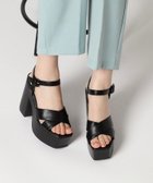 【エスペランサ/ESPERANZA】の【ラク盛り/サンダル】リピーター続出/脚長美脚 ラク盛り厚底サンダル 24年Ver ブラックスムース|ID: prp329100004602398 ipo3291000000032725973