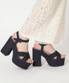 【エスペランサ/ESPERANZA】の【ラク盛り/サンダル】リピーター続出/脚長美脚 ラク盛り厚底サンダル 24年Ver デニム|ID: prp329100004602398 ipo3291000000032725982