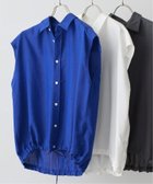 【スピック&スパン/Spick & Span】のソフトブロードフレンチヘムギャザーシャツ ネイビー B|ID: prp329100004602406 ipo3291000000032726134
