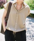 【スピック&スパン/Spick & Span】のソフトブロードフレンチヘムギャザーシャツ ベージュ|ID: prp329100004602406 ipo3291000000032726144