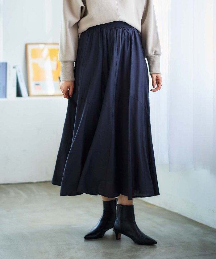 【ルクールブラン/le.coeur blanc】の《手洗い可能》シルキーローンギャザースカート インテリア・キッズ・メンズ・レディースファッション・服の通販 founy(ファニー) https://founy.com/ ファッション Fashion レディースファッション Fashion for Women スカート Skirts ウェーブ Wavy Pattern ギャザー Gathered, Ruffled シューズ Shoes, Footwear シンプル Simple, Minimal スニーカー Sneakers, Trainers フロント Front, Front Design ロング Long, Long-Length おすすめ Recommended / Our Picks エレガント 上品 Elegant |ID: prp329100004602407 ipo3291000000032726136