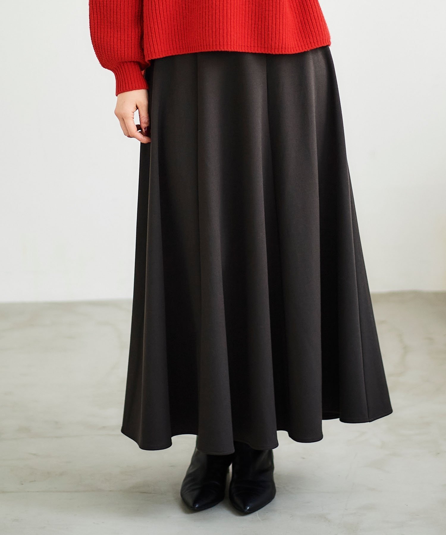 【ルクールブラン/le.coeur blanc】の《手洗い可能》エステルスパンパネルスカート 人気、トレンドファッション・服の通販 founy(ファニー) 　ファッション　Fashion　レディースファッション　Fashion for Women　スカート　Skirts　おすすめ　Recommended / Our Picks　ウェーブ　Wavy Pattern　ストレッチ　Stretch, Stretchy Fabric　ストレート　Straight, Straight Cut　セットアップ　Set-Up, Coordinated Outfit　フレア　Flare, Flared　 other-1|ID: prp329100004602411 ipo3291000000032726204