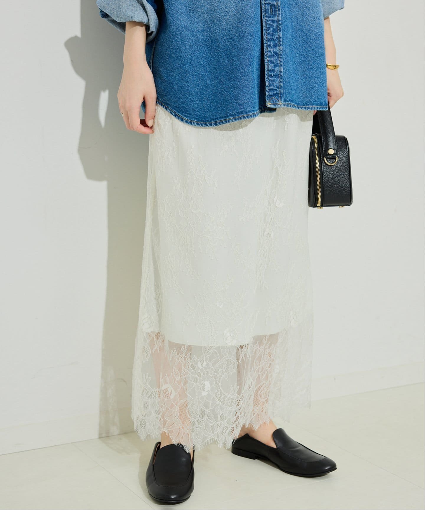 【スローブ イエナ/SLOBE IENA】のスリップレースイージースカート 人気、トレンドファッション・服の通販 founy(ファニー) 　ファッション　Fashion　レディースファッション　Fashion for Women　スカート　Skirts　2025年　2025　2025-2026秋冬・A/W　Autumn/Winter 2025–26 AW25–26　おすすめ　Recommended / Our Picks　ジャケット　Jacket, Outerwear　スウェット / スエット　Sweatshirt, Sweatwear　ペチコート　Petticoat, Underskirt　マニッシュ　Mannish, Boyish　ミックス　Mix, Mixed Style　ランジェリー　Lingerie, Intimate Wear　レース　Lace, Lace Fabric　 other-1|ID: prp329100004602434 ipo3291000000032726475