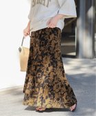 【ジャーナルスタンダード レリューム/JOURNAL STANDARD relume】の《WEB限定追加 2》コントラストフラワープリントスカート ブラック|ID: prp329100004602436 ipo3291000000032726500