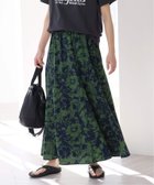 【ジャーナルスタンダード レリューム/JOURNAL STANDARD relume】の《WEB限定追加 2》コントラストフラワープリントスカート グリーン|ID: prp329100004602436 ipo3291000000032726503