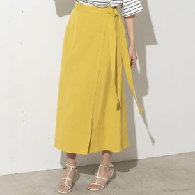 【エウクレイド/EUCLAID】のリネンラップ風スカート 人気、トレンドファッション・服の通販 founy(ファニー) ファッション Fashion レディースファッション Fashion for Women スカート Skirts おすすめ Recommended / Our Picks アシンメトリー Asymmetrical Style イエロー Yellow トレンド Trend, Trending Now ベーシック Basic, Essential ラップ Wrap, Wrap Design リネン Linen, Linen Fabric リラックス Relax, Relaxed Fit |ID:prp329100004602447