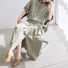 【エウクレイド/EUCLAID】の切替ギャザースカート 人気、トレンドファッション・服の通販 founy(ファニー) ファッション Fashion レディースファッション Fashion for Women スカート Skirts おすすめ Recommended / Our Picks ギャザー Gathered, Ruffled コンパクト Compact, Small Size ショート Short, Short Length スリット Slit, Slit Detail セットアップ Set-Up, Coordinated Outfit ティアード Tiered, Tiered Style フリル Frill, Ruffle フレア Flare, Flared プリント Print, Printed Pattern ロング Long, Long-Length ワーク Workwear, Utility Style 切替 Switching, Contrast Panel |ID:prp329100004602452
