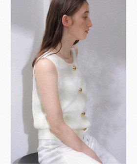 【ラ トータリテ/La TOTALITE】の【洗える】ハイツイストニットベスト 人気、トレンドファッション・服の通販 founy(ファニー) ファッション Fashion レディースファッション Fashion for Women アウター Coat / Outerwear Collection トップス・カットソー Cut & Sew Tops ニット Knit Tops & Sweaters ベスト&ジレ / 重ね着スタイル Vests & Gilets 2025年 2025 2025春夏・S/S Spring/Summer 2025 SS25 シンプル Simple, Minimal ツイスト Tweed, Tweed Fabric ボトム Bottoms, Lower Wear 洗える Machine Washable |ID:prp329100004602460