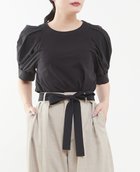 【ティアラ/Tiara】の《定番》タックスリーブブラウス(セットアップ可) 人気、トレンドファッション・服の通販 founy(ファニー) ファッション Fashion レディースファッション Fashion for Women トップス・カットソー Cut & Sew Tops シャツ・ブラウス・オフィスカジュアル Elegant Blouses & Button-Ups スリーブ Sleeve, Long Sleeve / Short Sleeve セットアップ Set-Up, Coordinated Outfit タフタ Taffeta, Structured Fabric フラット Flat, Flat Shoes ボトム Bottoms, Lower Wear 定番 Standard, Basic Item 軽量 Lightweight, Ultra Light thumbnail ブラック|ID: prp329100004602470 ipo3291000000032726917