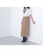 【ナチュラル ビューティー ベーシック/NATURAL BEAUTY BASIC】のビットディテールナロースカート ベージュ|ID: prp329100004602472 ipo3291000000032726925