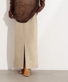 【エヌ ナチュラルビューティーベーシック/N.Natural Beauty basic】のフェイクスウェードスリットスカート ベージュ|ID: prp329100004602476 ipo3291000000032726970