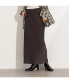 【エヌ ナチュラルビューティーベーシック/N.Natural Beauty basic】のフリンジニットスカート ダークブラウン1|ID: prp329100004602478 ipo3291000000032727000