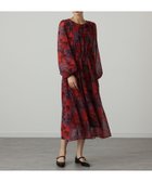【アナイ/ANAYI】のチェックフラワープリントタイ付き ワンピース red|ID: prp329100004602484 ipo3291000000032727052
