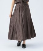 【ビームス ハート/BEAMS HEART】のフロッキードット サテン スカート BROWN|ID: prp329100004602486 ipo3291000000032727077