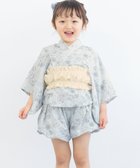 【その他のブランド/Other】の浴衣3点セット キッズ セパレート(上着+カボチャパンツ+帯) ライトグレー×クリーム|ID: prp329100004602487 ipo3291000000032727088