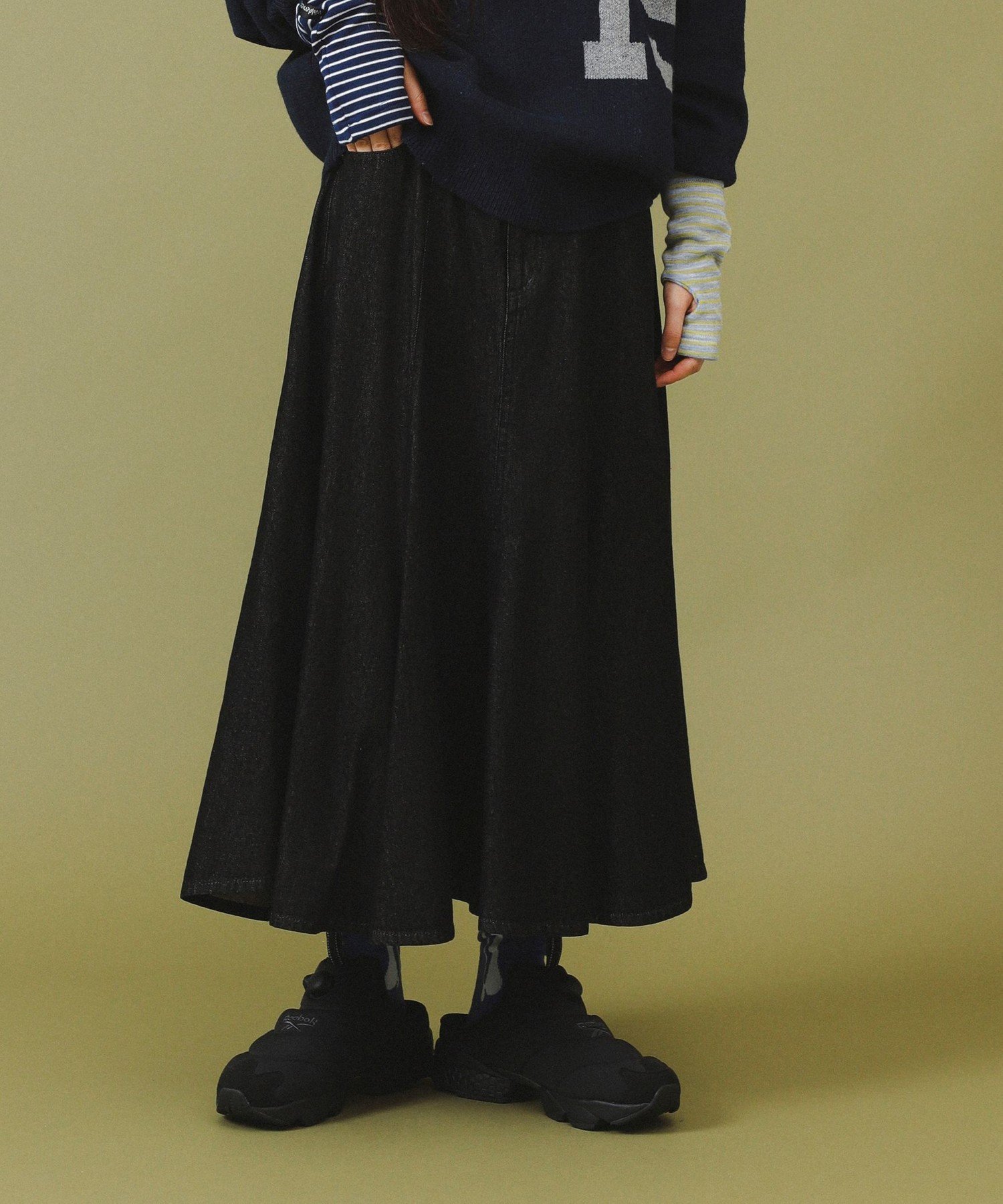 【ビームス ウイメン/BEAMS】のデニム フレア スカート 人気、トレンドファッション・服の通販 founy(ファニー) 　ファッション　Fashion　レディースファッション　Fashion for Women　スカート　Skirts　Aライン・フレアスカート　A-Line & Flared Skirts　おすすめ　Recommended / Our Picks　チェーン　Chain, Chain Strap　デニム　Denim, Jeans Material　フレア　Flare, Flared　ベーシック　Basic, Essential　 other-1|ID: prp329100004602489 ipo3291000000032727122