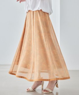 【アンデミュウ/Andemiu】のエスニックフラワーフレアスカート 人気、トレンドファッション・服の通販 founy(ファニー) ファッション Fashion レディースファッション Fashion for Women スカート Skirts Aライン・フレアスカート A-Line & Flared Skirts エスニック Ethnic Style シアー Sheer, See-Through パイピング Piping, Trim Design フラワー Flower, Floral フレア Flare, Flared ポケット Pocket, Pocket Detail 切替 Switching, Contrast Panel 夏 Summer 秋 Autumn |ID:prp329100004602490