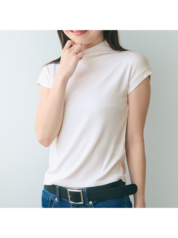 【コカ/COCA】のテレコリブハイネックTシャツ インテリア・キッズ・メンズ・レディースファッション・服の通販 founy(ファニー) https://founy.com/ ファッション Fashion レディースファッション Fashion for Women トップス・カットソー Cut & Sew Tops シャツ・ブラウス・オフィスカジュアル Elegant Blouses & Button-Ups ロングTシャツ・Tシャツ Longline T-Shirts & Tees とろみ Fluid, Flowy Fabric アクセサリー Fashion Accessories インナー Innerwear サロペット Overalls, Salopette シンプル Simple, Minimal スラックス Slacks, Dress Pants スリーブ Sleeve, Long Sleeve / Short Sleeve テレコ Ribbed, Rib Stitch デニム Denim, Jeans Material ハイネック High Neck, Mock Neck フレンチ French, French Style ポケット Pocket, Pocket Detail エレガント 上品 Elegant |ID: prp329100004602491 ipo3291000000032727146