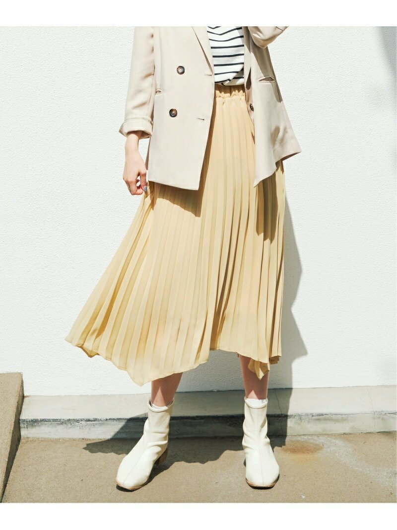 【イッカ/ikka】のイレヘムプリーツスカート 人気、トレンドファッション・服の通販 founy(ファニー) 　ファッション　Fashion　レディースファッション　Fashion for Women　スカート　Skirts　プリーツスカート / 上品フェミニンスタイル　Pleated Skirts　おすすめ　Recommended / Our Picks　イレギュラーヘム　Irregular Hem　エレガント 上品　Elegant　スニーカー　Sneakers, Trainers　プリント　Print, Printed Pattern　春　Spring　無地　Plain, Solid Color　 other-1|ID: prp329100004602492 ipo3291000000032727149