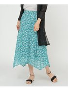 【イッカ/ikka】のイレヘムプリーツスカート アオケイ|ID: prp329100004602492 ipo3291000000032727155