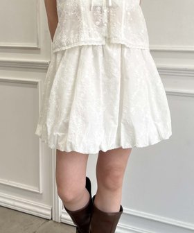 【アルシーヴ/archives】の【SETUP対応】コットン刺繍バルーンミニスカート 人気、トレンドファッション・服の通販 founy(ファニー) ファッション Fashion レディースファッション Fashion for Women セットアップ Matching Sets スカート・ミニ/ミディ/マキシ Skirts / Mini, Midi & Maxi Skirts スカート Skirts ミニスカート Mini Skirts インナー Innerwear バルーン Balloon, Balloon Silhouette ミニスカート Mini Skirt, Short Skirt |ID:prp329100004602496