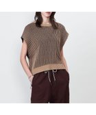 【ユナイテッドアローズ/UNITED ARROWS】のASTRAET 5G クルーネック ノースリーブニット 人気、トレンドファッション・服の通販 founy(ファニー) ファッション Fashion レディースファッション Fashion for Women トップス・カットソー Cut & Sew Tops ニット Knit Tops & Sweaters キャミソール&ノースリーブ Camisoles & Sleeveless Tops ストライプ Stripe, Striped Pattern ノースリーブ Sleeveless, No-Sleeve バランス Balance, Style Balance ボトム Bottoms, Lower Wear thumbnail MD.BROWN|ID: prp329100004602497 ipo3291000000032727215