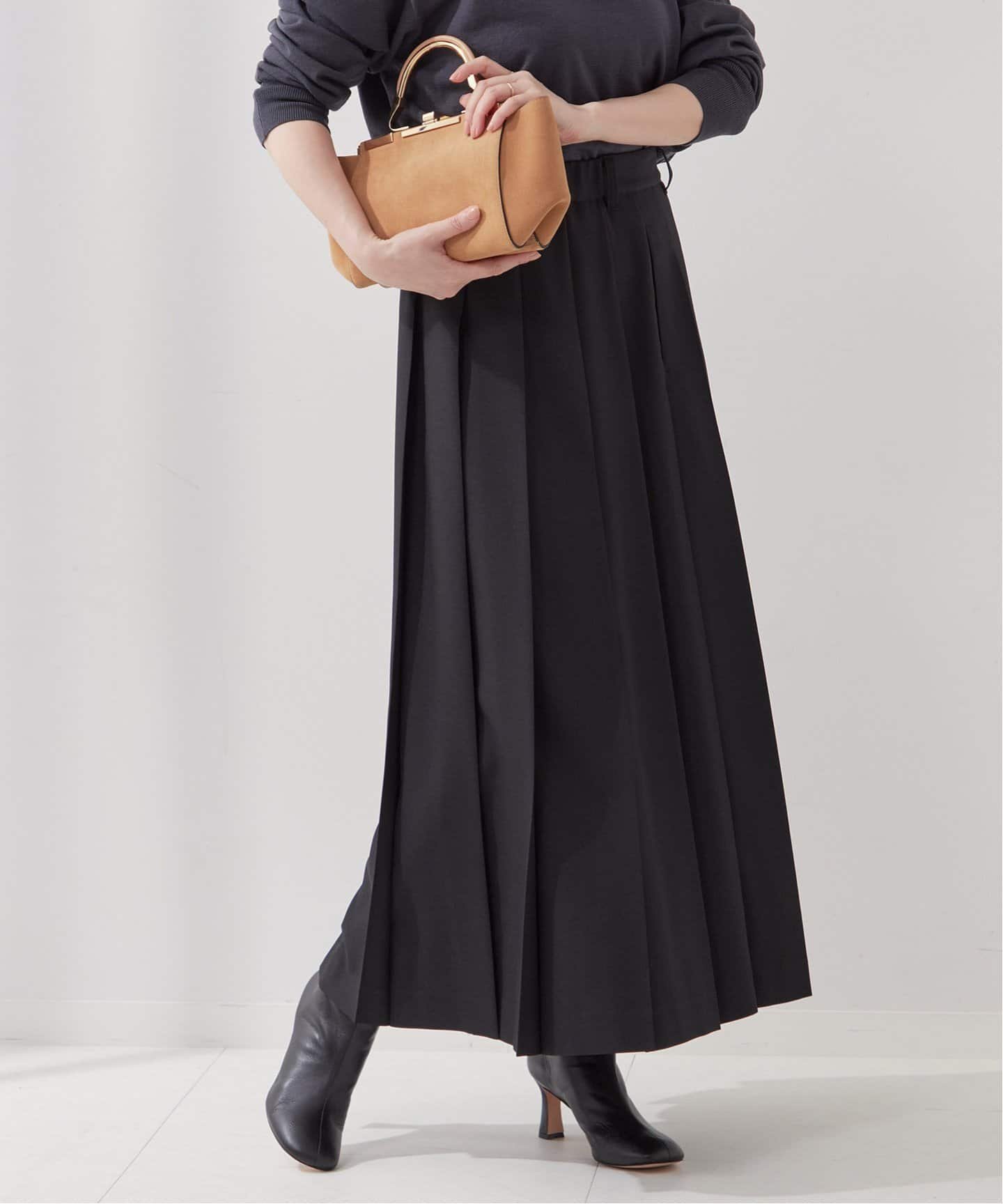 【ジャーナルスタンダード レサージュ/journal standard L'essage】の《追加 2》ロングプリーツスカート インテリア・キッズ・メンズ・レディースファッション・服の通販 founy(ファニー) 　ファッション　Fashion　レディースファッション　Fashion for Women　スカート　Skirts　プリーツスカート / 上品フェミニンスタイル　Pleated Skirts　2025年　2025　2025-2026秋冬・A/W　Autumn/Winter 2025–26 AW25–26　ブラック A|ID: prp329100004602498 ipo3291000000032727217