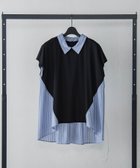 【ロートレ アモン/LAUTRE AMONT】のHari-Puruジャージ2WAYカットソー≪洗濯機で洗える≫ ブラック系その他|ID: prp329100004602505 ipo3291000000032727300