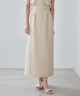 【アンデミュウ/Andemiu】のプレーンIラインロングスカート 人気、トレンドファッション・服の通販 founy(ファニー) ファッション Fashion レディースファッション Fashion for Women スカート Skirts ロングスカート Long Skirts / Maxi & Midi Skirts おすすめ Recommended / Our Picks セットアップ Set-Up, Coordinated Outfit プレーン Plain, Simple ポケット Pocket, Pocket Detail |ID:prp329100004602506