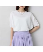 【エムケイ ミッシェルクラン/MK MICHEL KLEIN】のガーター編み五分袖ニット/洗える 人気、トレンドファッション・服の通販 founy(ファニー) ファッション Fashion レディースファッション Fashion for Women トップス・カットソー Cut & Sew Tops ニット Knit Tops & Sweaters シンプル Simple, Minimal バランス Balance, Style Balance フィット Fit, Slim Fit ボトム Bottoms, Lower Wear 冬 Winter / This Winter 夏 Summer 春 Spring 洗える Machine Washable 秋 Autumn thumbnail ホワイト|ID: prp329100004602518 ipo3291000000032727401
