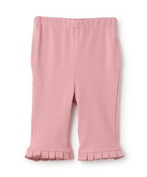 【ナルミヤ オンライン/NARUMIYA ONELINE / KIDS】の【接触冷感】7分丈タックフリルパンツ インテリア・キッズ・メンズ・レディースファッション・服の通販 founy(ファニー) 　ファッション　Fashion　キッズファッション　Fashion for Kids　ボトムス　Bottoms　フリル　Frill, Ruffle　ポケット　Pocket, Pocket Detail　ディープ ピンク|ID: prp329100004602536 ipo3291000000033508076