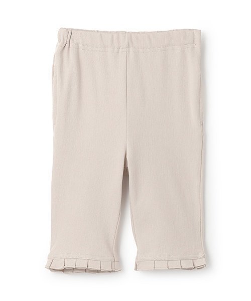 【ナルミヤ オンライン/NARUMIYA ONELINE / KIDS】の【接触冷感】7分丈タックフリルパンツ インテリア・キッズ・メンズ・レディースファッション・服の通販 founy(ファニー) 　ファッション　Fashion　キッズファッション　Fashion for Kids　ボトムス　Bottoms　フリル　Frill, Ruffle　ポケット　Pocket, Pocket Detail　モカ茶|ID: prp329100004602536 ipo3291000000033508077