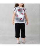【ナルミヤ オンライン/NARUMIYA ONELINE / KIDS】の【接触冷感】7分丈タックフリルパンツ 黒|ID: prp329100004602536 ipo3291000000033508079