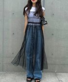 【ジュノア/JUNOAH】のチュールフレアキャミワンピース ブラック|ID: prp329100004602541 ipo3291000000032727911