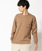 【ジムマスター/gym master / MEN】のgym master/7.4oz CHEERUP刺繍ロンTee ブラウン|ID: prp329100004602544 ipo3291000000032728044
