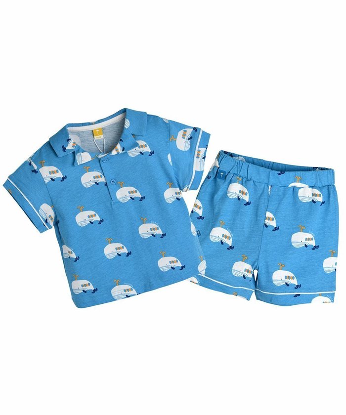 【モイモルン/moimoln / KIDS】の【セットアップ】ウェイルシャツ パンツ インテリア・キッズ・メンズ・レディースファッション・服の通販 founy(ファニー) https://founy.com/ ファッション Fashion キッズファッション Fashion for Kids ボトムス Bottoms セットアップ Set-Up, Coordinated Outfit 夏 Summer |ID: prp329100004602546 ipo3291000000032728084