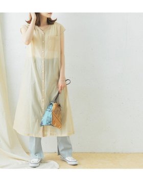 【アーバンリサーチ ロッソ/URBAN RESEARCH ROSSO】のコットンシルクフレンチガウンワンピース 人気、トレンドファッション・服の通販 founy(ファニー) ファッション Fashion レディースファッション Fashion for Women ワンピース Dresses シアー Sheer, See-Through シルク Silk, 100% Silk スリーブ Sleeve, Long Sleeve / Short Sleeve バランス Balance, Style Balance フレンチ French, French Style ワイド Wide, Wide Fit |ID:prp329100004602547