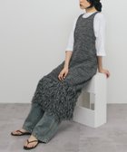 【ケービーエフ/KBF / URBAN RESEARCH】のループフリンジニットワンピース GRAY×BLK|ID: prp329100004602566 ipo3291000000032728580
