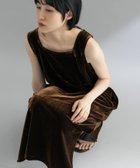 【ケービーエフ/KBF / URBAN RESEARCH】の『WEB限定』ベロアスクエアワンピース BROWN|ID: prp329100004602568 ipo3291000000032728590