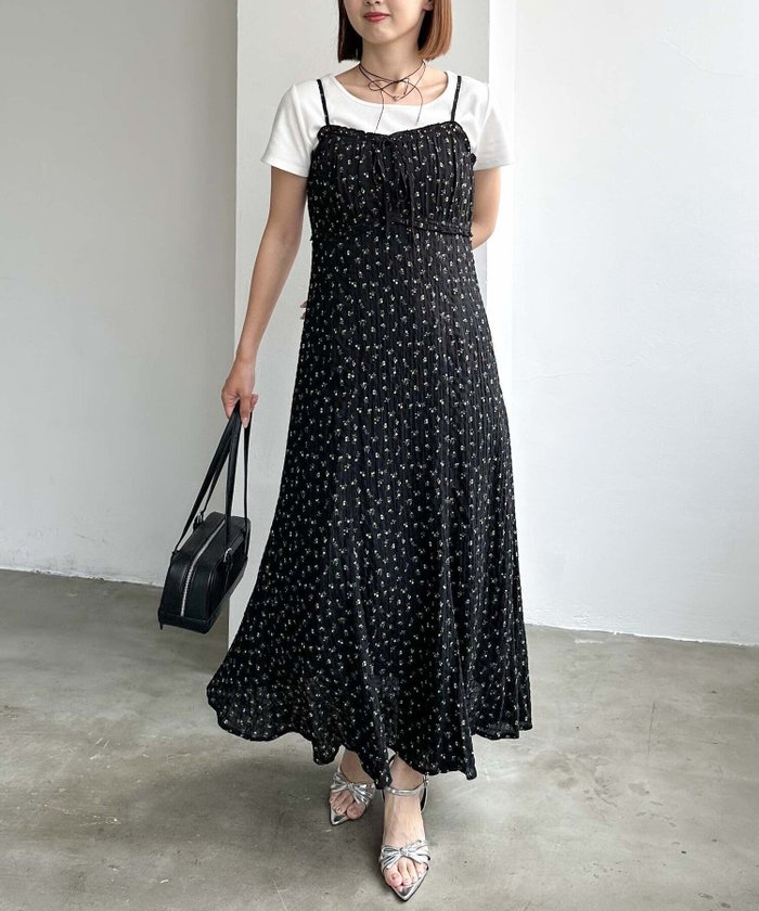 【アルシーヴ/archives】の花柄ビスチェ切替キャミワンピース インテリア・キッズ・メンズ・レディースファッション・服の通販 founy(ファニー) https://founy.com/ ファッション Fashion レディースファッション Fashion for Women ワンピース Dresses キャミソールワンピース Camisole Dresses おすすめ Recommended / Our Picks インナー Innerwear カーディガン Cardigan, Knitwear キャミソール Camisole, Spaghetti Strap Top キャミワンピース Cami Dress, Slip Dress シャーリング Shirring, Ruched ビスチェ Bustier, Corset Top フェミニン Feminine, Girly フレア Flare, Flared 切替 Switching, Contrast Panel 夏 Summer |ID: prp329100004602571 ipo3291000000032728607