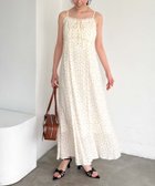 【アルシーヴ/archives】の花柄ビスチェ切替キャミワンピース IVORY|ID: prp329100004602571 ipo3291000000032728614