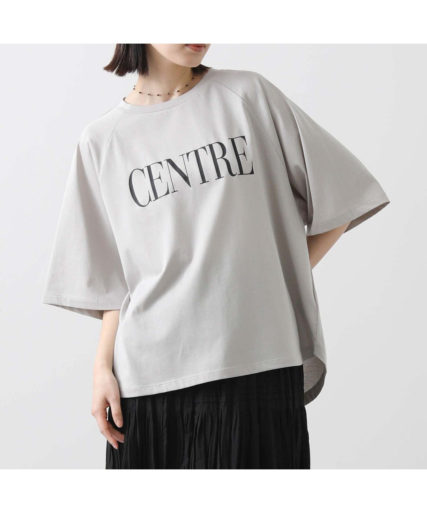 【グレディブリリアン/Gready Brilliant】のCENTREラグラン7分袖カットソー インテリア・キッズ・メンズ・レディースファッション・服の通販 founy(ファニー) 　ファッション　Fashion　レディースファッション　Fashion for Women　トップス・カットソー　Cut & Sew Tops　カットソー・ベーシックTシャツ　Cut-and-Sewn Tops / Stretch Tees & Basics　おすすめ　Recommended / Our Picks　カットソー　Cut and Sewn Top　ジャケット　Jacket, Outerwear　プリント　Print, Printed Pattern　GRJ|ID: prp329100004602585 ipo3291000000032728749
