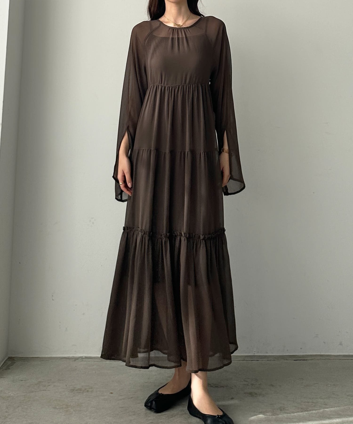 【ジュノア/JUNOAH】のlouere ペチコートsetワンピース インテリア・キッズ・メンズ・レディースファッション・服の通販 founy(ファニー) 　ファッション　Fashion　レディースファッション　Fashion for Women　アウター　Coat / Outerwear Collection　コート・ロングコート・ピーコート　Long Coats, Peacoats & More　ペチコート　Petticoat, Underskirt　モカ|ID: prp329100004602602 ipo3291000000032729027